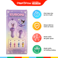 Gậy phép thuật Kuromi tím có đèn và nhạc cho bé 839M-2 PeeKaPaw Toys