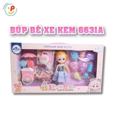 Hộp đồ chơi búp bê và phụ kiện xe kem ngọt ngào 6631A PeeKaPaw Toys