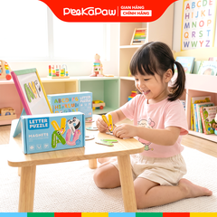 Bộ ghép hình nam châm theo chủ đề khám phá đồ chơi giáo dục sớm PeeKaPaw Toys
