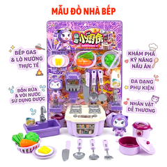 Vỉ đồ chơi nhà bếp thỏ tím máy làm kem lò nướng PeeKaPaw Toys