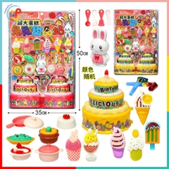 Vỉ đồ chơi tiệc sinh nhật Thỏ trắng 50cm 3294 PeeKaPaw Toys