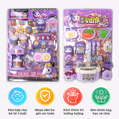 Vỉ đồ chơi nhà bếp thỏ tím máy làm kem lò nướng PeeKaPaw Toys
