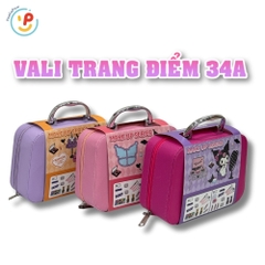 Vali trang điểm đồ chơi Kuromi 34A cho bé gái nhiều màu xinh xắn PeeKaPaw Toys