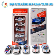 Hộp 5 xe cảnh sát chạy trớn 145 PeeKaPaw Toys