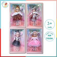 Búp Bê Bé Gái Thời Trang Nhiều Mẫu 001-1 37cm PeeKaPaw Toys