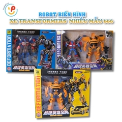 Robot Biến Hình Xe Transformers 666 PeeKaPaw Toys