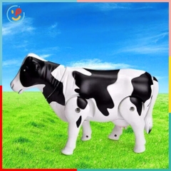 Mô hình bò sữa đồ chơi có đèn và âm thanh hàng Việt Nam PeeKaPaw Toys