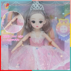 Búp bê công chúa và phụ kiện gậy phép thuật váy xinh đẹp 58cm 636-93 PeeKaPaw Toys