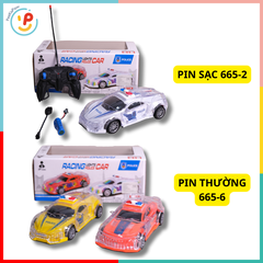 Xe cảnh sát điều khiển từ xa có đèn LED 665 PeeKaPaw Toys