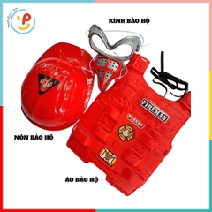 Bộ đồ chơi dụng cụ lính cứu hoả có áo bảo hộ cho bé 326-F10 PeeKaPaw Toys