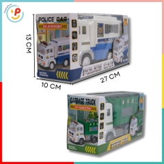 Đồ chơi xe cảnh sát 687 xe môi trường 686 có đèn nhạc PeeKaPaw Toys