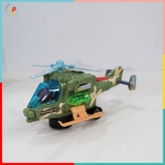 Máy Bay Trực Thăng Quân Đội 88008-1 Có Đèn Âm Thanh Cho Bé PeeKaPaw Toys
