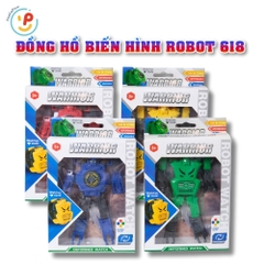 Đồ Chơi Đồng Hồ Siêu Nhân Biến Hình Robot 618-1 PeeKaPaw Toys