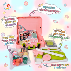 Vali đồ chơi tiệm kem và bánh ngọt 668-162 PeeKaPaw Toys