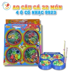 Đồ Chơi Câu Cá Nam Châm 4 Ô Có Nhạc 9923 PeeKaPaw Toys