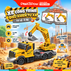 Xe điều khiển mẫu xe công trình xe cứu hoả 6677 PeeKaPaw Toys