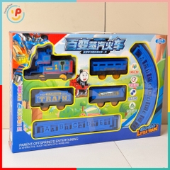 Bộ tàu hỏa đồ chơi lắp ráp đẩy trớn 989-222 kèm đường ray cho bé - PeeKaPaw Toys