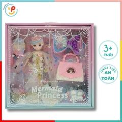 Búp bê nàng tiên cá và phụ kiện túi xách 38cm 8210 PeeKaPaw Toys