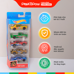 Hộp 5 chiếc xe cổ mô hình mini nhiều mẫu cho bé sưu tầm PeeKaPaw Toys