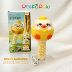 Micro karaoke cho bé Gà vàng đáng yêu Y88-9 PeeKaPaw Toys