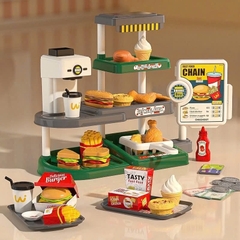 Đồ chơi cửa hàng thức ăn nhanh máy cafe dùng pin có âm thanh 668-140 PeeKaPaw Toys