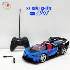 Đồ chơi xe thể thao mở 2 cửa đuôi xe điều khiển từ xa 8901 - Peekaboo Toys