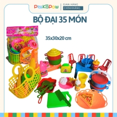 Túi đồ chơi nhà bếp nấu ăn Bích Phương nhiều chi tiết kích cỡ hàng Việt Nam PeeKaPaw Toys