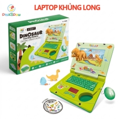 Laptop Mini Có Nhạc Màn Hình Kể Chuyện Máy Tính Đồ Chơi Cho Bé HQ2236 PeeKaPaw Toys
