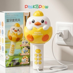 Micro karaoke cho bé Gà vàng đáng yêu Y88-9 PeeKaPaw Toys