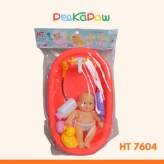 Đồ chơi Thau Tắm Búp Bê Bồn Tắm Phụ Kiện nhiều mẫu hàng Việt Nam