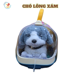 Đồ chơi vali thú cưng lồng mèo bông chó bông biết đi kêu vẫy đuôi kèm phụ kiện PeeKaPaw Toys