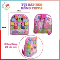 Túi lắp ráp xếp hình khối sáng tạo cho bé phát triển tư duy PeeKaPaw Toys