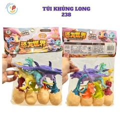 Mô hình thú rừng khủng long nhựa cứng cho bé khám phá thế giới động vật nhiều mẫu PeeKaPaw Toys