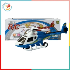 Hộp đồ chơi máy bay trực thăng chạy pin kích thước 40 cm chất liệu cao cấp có nhạc và đèn 188 PeeKaPaw Toys