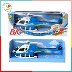 Hộp đồ chơi máy bay trực thăng chạy pin kích thước 40 cm chất liệu cao cấp có nhạc và đèn 188 PeeKaPaw Toys