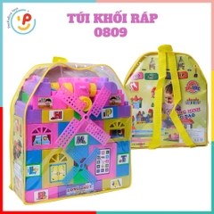 Túi lắp ráp xếp hình khối sáng tạo cho bé phát triển tư duy PeeKaPaw Toys
