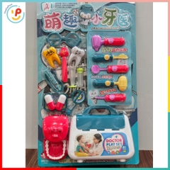 Đồ chơi bác sĩ nha khoa 9923 mô phỏng dụng cụ nha khoa cho bé kèm vali – PeeKaPaw Toys