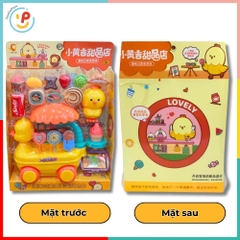 Bộ xe đẩy bán kem vịt vàng 328-59 kèm phụ kiện – Peekapaw Toys
