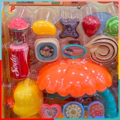 Bộ xe đẩy bán kem vịt vàng 328-59 kèm phụ kiện – Peekapaw Toys