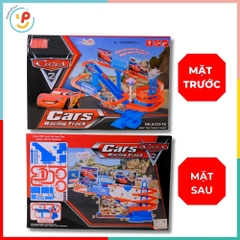 Bộ đường đua xe Cars A333-78 có dốc xoắn kèm xe đồ chơi cho bé – PeeKaPaw Toys