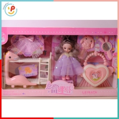 Bộ búp bê công chúa A286-78 kèm phụ kiện trang điểm và giường ngủ – PeeKaPaw Toys