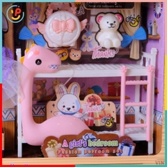 Bộ búp bê công chúa 678-21 kèm phụ kiện phòng ngủ dễ thương cho bé – PeeKaPaw Toys