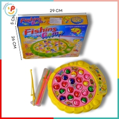 Trò chơi câu cá điện tử 2516 xoay tự động kèm 4 cần câu cho bé – PeeKaPaw Toys