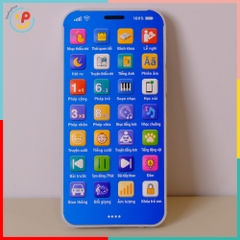 Điện thoại đồ chơi thông minh có nhạc đọc truyện học toán tiếng Việt cho bé 001 – PeeKaPaw Toys
