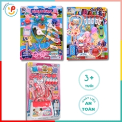 Vỉ đồ chơi dụng cụ bác sĩ đồ chơi nhập vai cho bé hàng Việt Nam PeeKaPaw Toys
