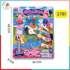 Vỉ đồ chơi dụng cụ bác sĩ đồ chơi nhập vai cho bé hàng Việt Nam PeeKaPaw Toys