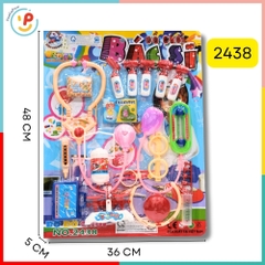 Vỉ đồ chơi dụng cụ bác sĩ đồ chơi nhập vai cho bé hàng Việt Nam PeeKaPaw Toys