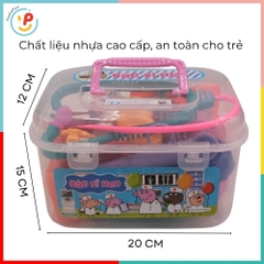 Hộp đồ chơi bác sĩ Heo Hồng 0332 kèm phụ kiện đồ chơi nhập vai hàng Việt Nam– PeeKaPaw Toys
