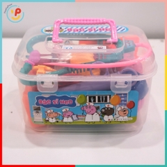 Hộp đồ chơi bác sĩ Heo Hồng 0332 kèm phụ kiện đồ chơi nhập vai hàng Việt Nam– PeeKaPaw Toys
