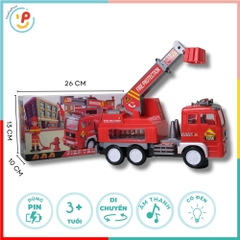 Đồ Chơi Xe Cứu Hoả Chạy Pin Có Đèn Âm Thanh 688 PeeKaPaw Toys